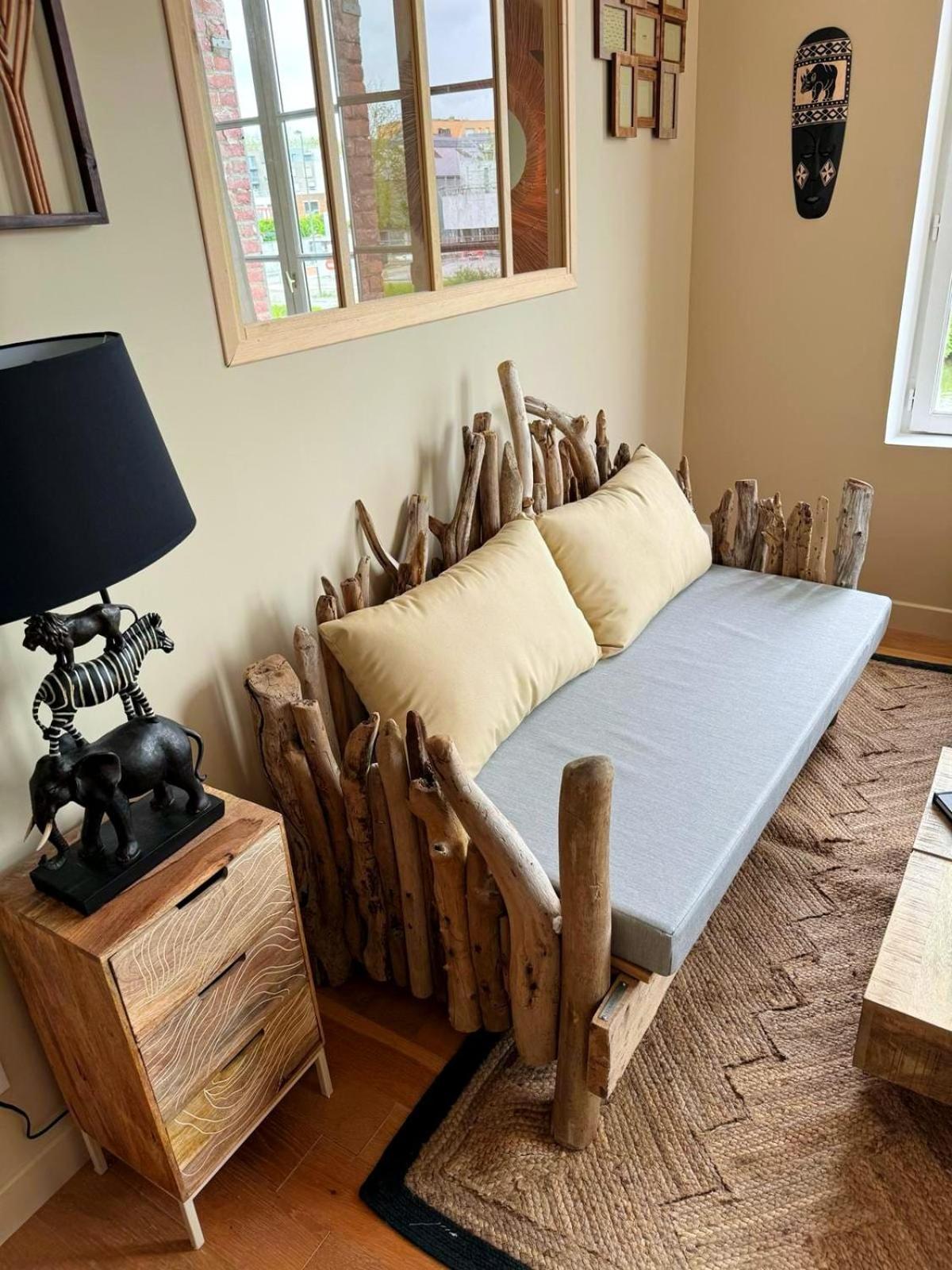 Duplex Safari Jusqu'A 4 Personnes, Spa, Cinema Et Lit Sous Les Arbres, Day Use, 10 Min Centre Amiens Eksteriør bilde