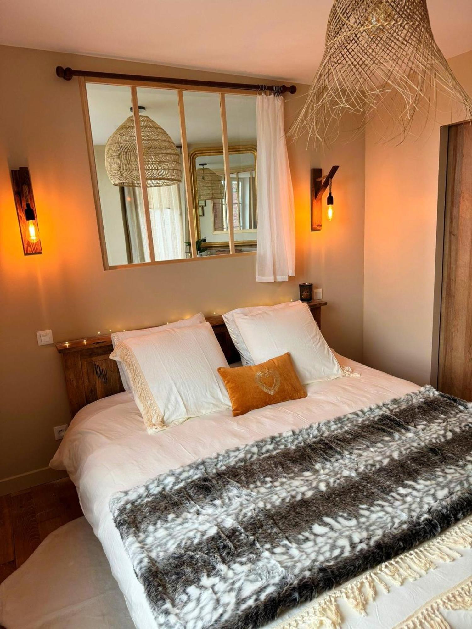 Duplex Safari Jusqu'A 4 Personnes, Spa, Cinema Et Lit Sous Les Arbres, Day Use, 10 Min Centre Amiens Eksteriør bilde